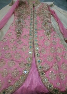 Elegant Pink Indo western