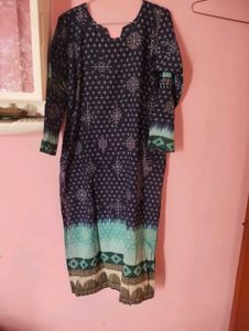 Beautiful Blue &amp; Teal Ethnic Kurta Set