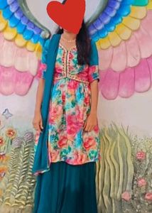 New Trendy Alia Cat Sharara Kurta Set