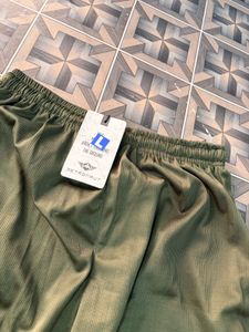 Olive Green Wide Leg Pants