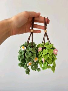 Crocheted Hanging Plants (Set of 2)