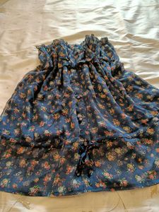Floral Mini Skirt