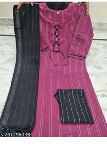 Stylish Pink  Kurta Set