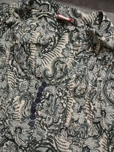 Paisley Print Tunic Top