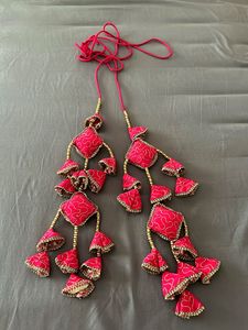 Pink Latkan Embellishments tassels