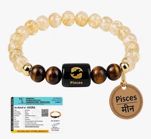 Pisces Natural Multi Stones Bracelet