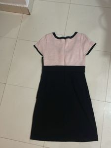 Cute Pink &amp; Black Mini Dress