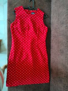 Sag Harbor petite Size 12 Polka Dot Womens Dress
