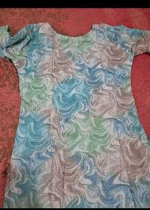 Abstract Print Dress