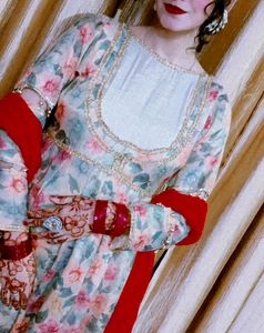 Elegant Floral Print Dress