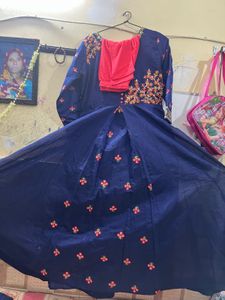 Elegant Navy Blue Kurta Set