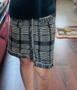 Houndstooth Mini Skirt