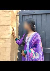 Beautiful Purple Kurta Set with Dupatta