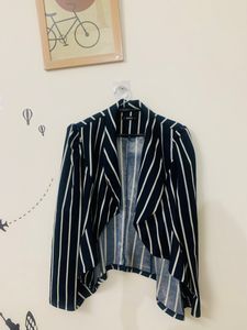 SHEIN Lining Blazer Style Shrug