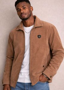 Men's Corduroy Casual Jacket, M Size