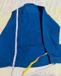 Men's Classic Blue Long Sleeve Shirt