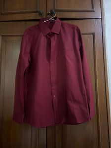Maroon Formal Shirt