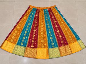 Vibrant Striped Lehenga Choli Set