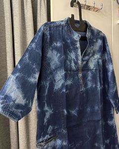 Tie-Dye Denim Kurti