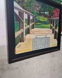 Acrylic Painting On Canvas (Framed)