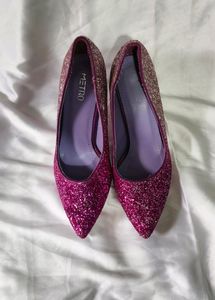 Sparkly Pink Heels