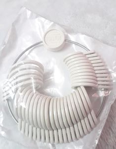 BLUE Stone Ring Sizer White