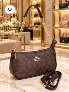 Coach Signature Jacquard Shoulder Bag
