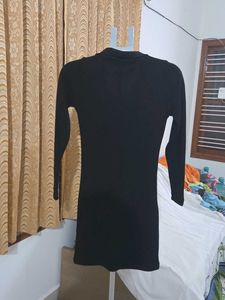 Classic Black Long Sleeve Dress