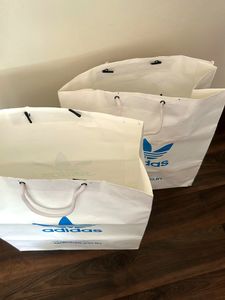2 Authentic ADIDAS paper luxury bags