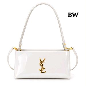 White Patent Leather Handbag