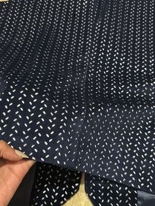 Navy Blue Jacquard Vest
