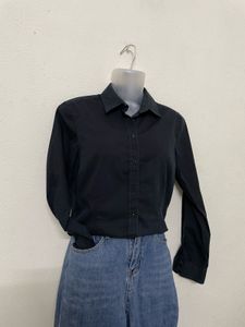Zara Basic Bossy Blouse Shirt