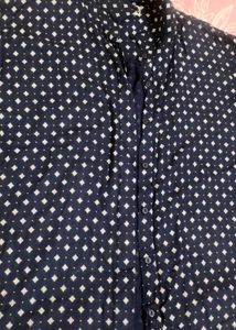 Stylish Navy Blue Printed Top