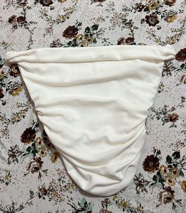 white crop top
