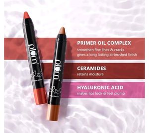 Plum Twist &amp; Go Matte Lipstick | Ceramides + Hyalu