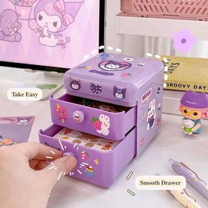 Cute Sanrio Mini Storage Drawer Organizer