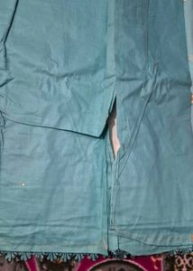 Embroidered Blue Salwar Suit Material