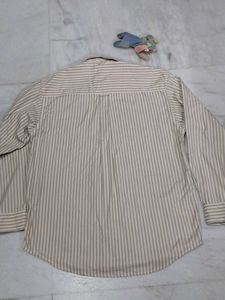 Striped Casual Button-Down