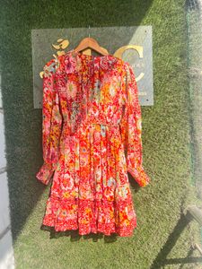 Visicose Lining Modal Midi Dress