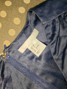 Navy Blue Dress h and m + new  shampoo fre