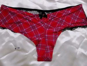 Plaid Thong panty