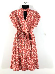 Coral Printed Dress(Women’s)