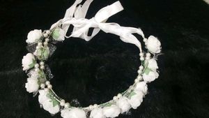 Floral & Pearl Headband