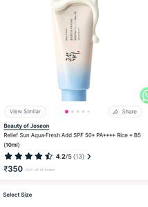 Beauty of Joseonb Relief Sun Aqua Pack 10