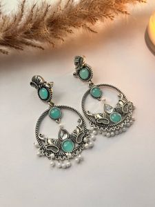 Boho Elephant Jhumka Earrings