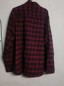 Men's Red Plaid Flannel Shirt