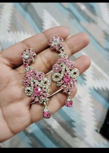 Sparkling Pink Jewelry Set