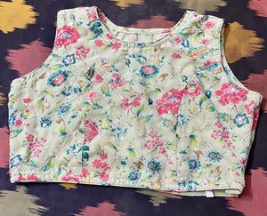 Floral Print Kurta with Bell Sleeves