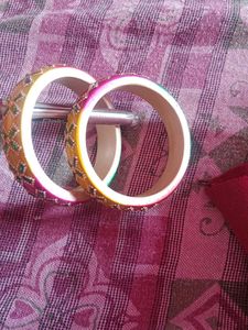 Vibrant Beaded Bangles