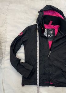 Superdry Black Hooded Jacket